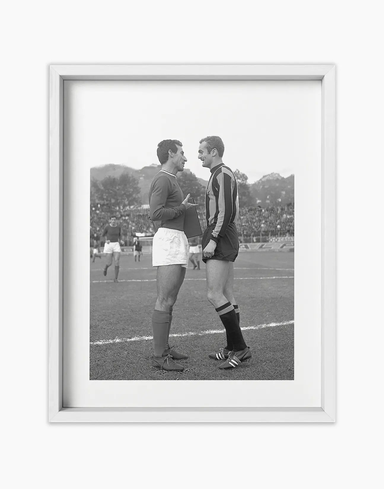 Mazzola e Picchi, Inter - Varese 1967 - Farabola Fotografia