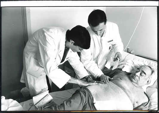 Medici e paziente Parigi 1991 Ft 5259 - Stampa 21x15 cm - Farabola Stampa ai sali d'argento