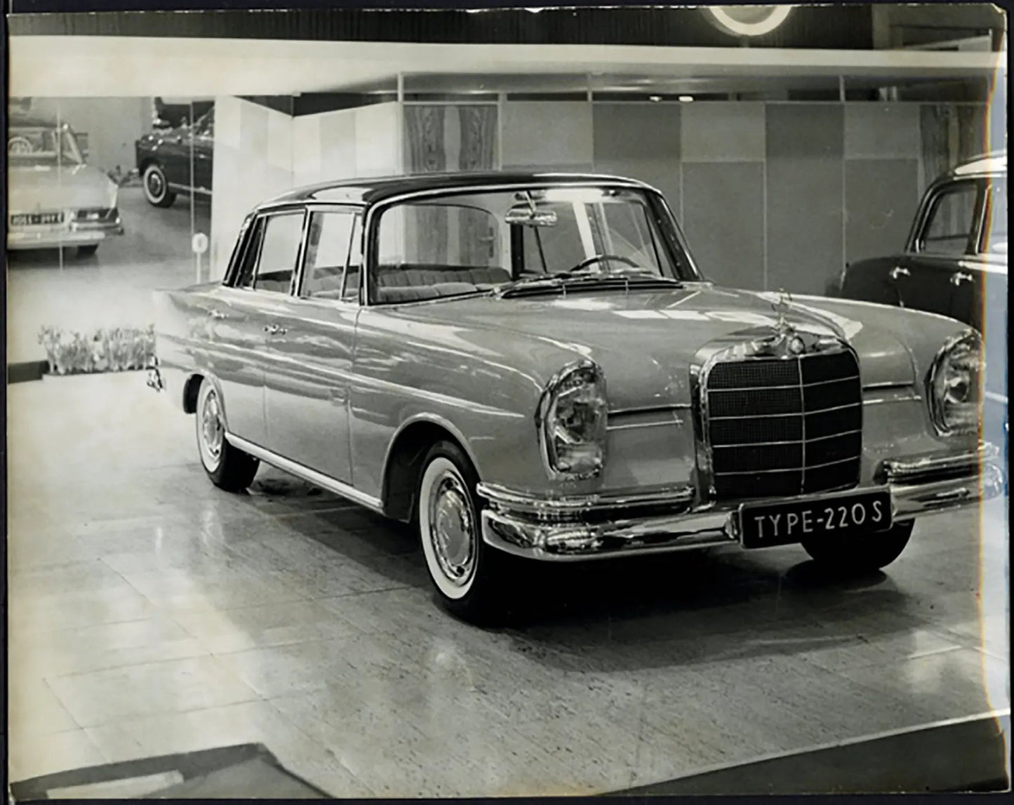 Mercedes 220 S Salone Auto Ginevra 1960 Ft 36909 - Stampa 21x27 cm - Farabola Stampa ai sali d'argento