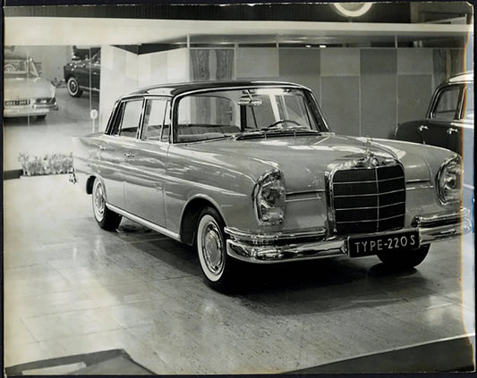 Mercedes 220 S Salone Auto Ginevra 1960 Ft 36909 - Stampa 21x27 cm - Farabola Stampa ai sali d'argento