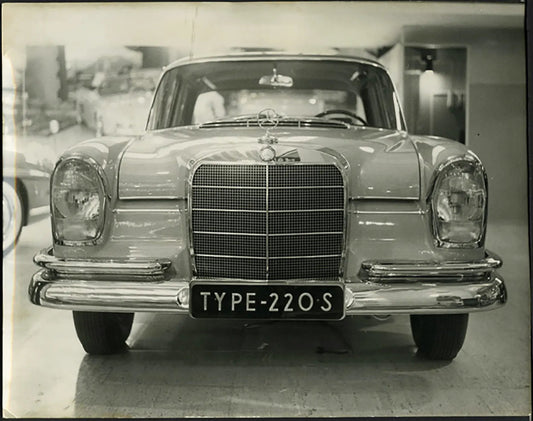 Mercedes 220 S - Type Salone Ginevra 1960 Ft 36911 - Stampa 21x27 cm - Farabola Stampa ai sali d'argento