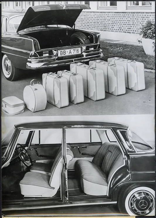 Mercedes 220 Salone Auto Parigi 1959 Ft 36550 - Stampa 18x13 cm - Farabola Stampa ai sali d'argento