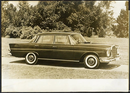 Mercedes 220 Salone Auto Parigi 1959 Ft 36552 - Stampa 18x13 cm - Farabola Stampa ai sali d'argento