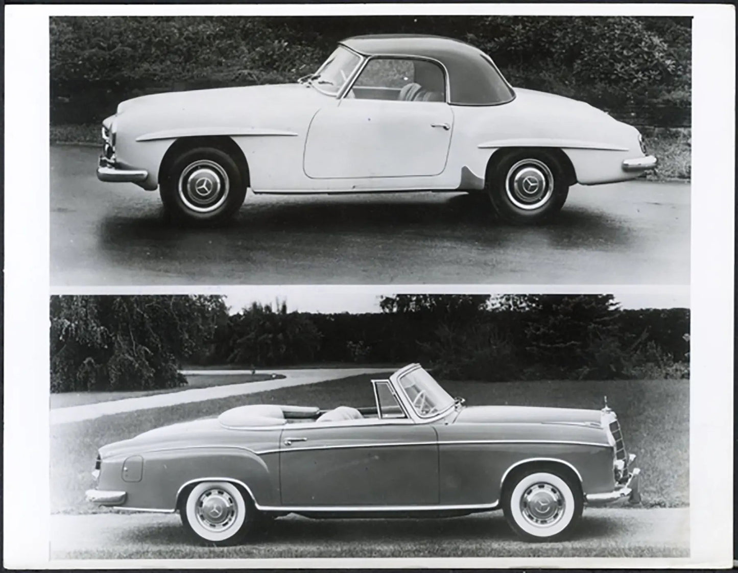 Mercedes Salone Auto Francoforte 1955 Ft 36560 - Stampa 20x15 cm - Farabola Stampa ai sali d'argento