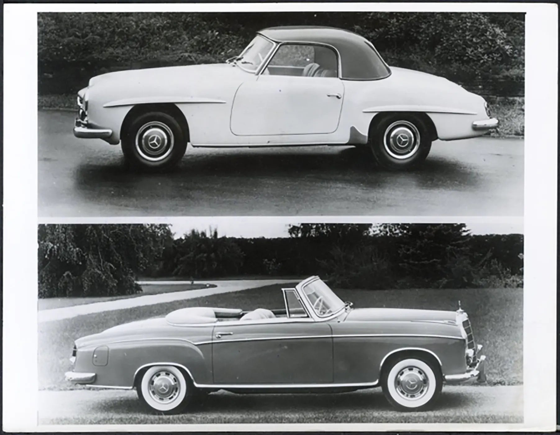 Mercedes Salone Auto Francoforte 1955 Ft 36560 - Stampa 20x15 cm - Farabola Stampa ai sali d'argento
