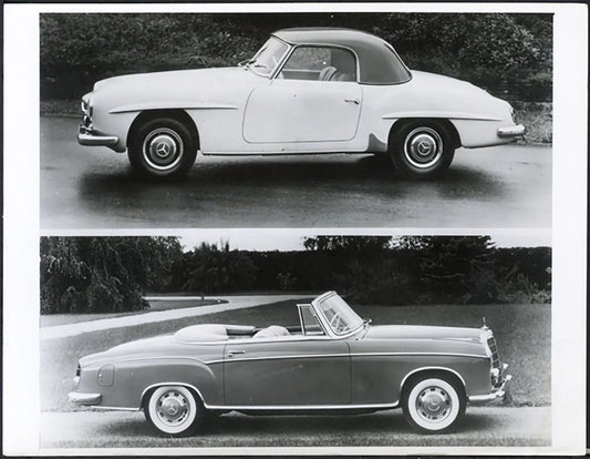 Mercedes Salone Auto Francoforte 1955 Ft 36560 - Stampa 20x15 cm - Farabola Stampa ai sali d'argento