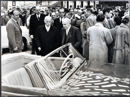 Mercedes Salone Auto Torino 1955 Ft 35311 - Stampa 24x18 cm - Farabola Stampa ai sali d'argento