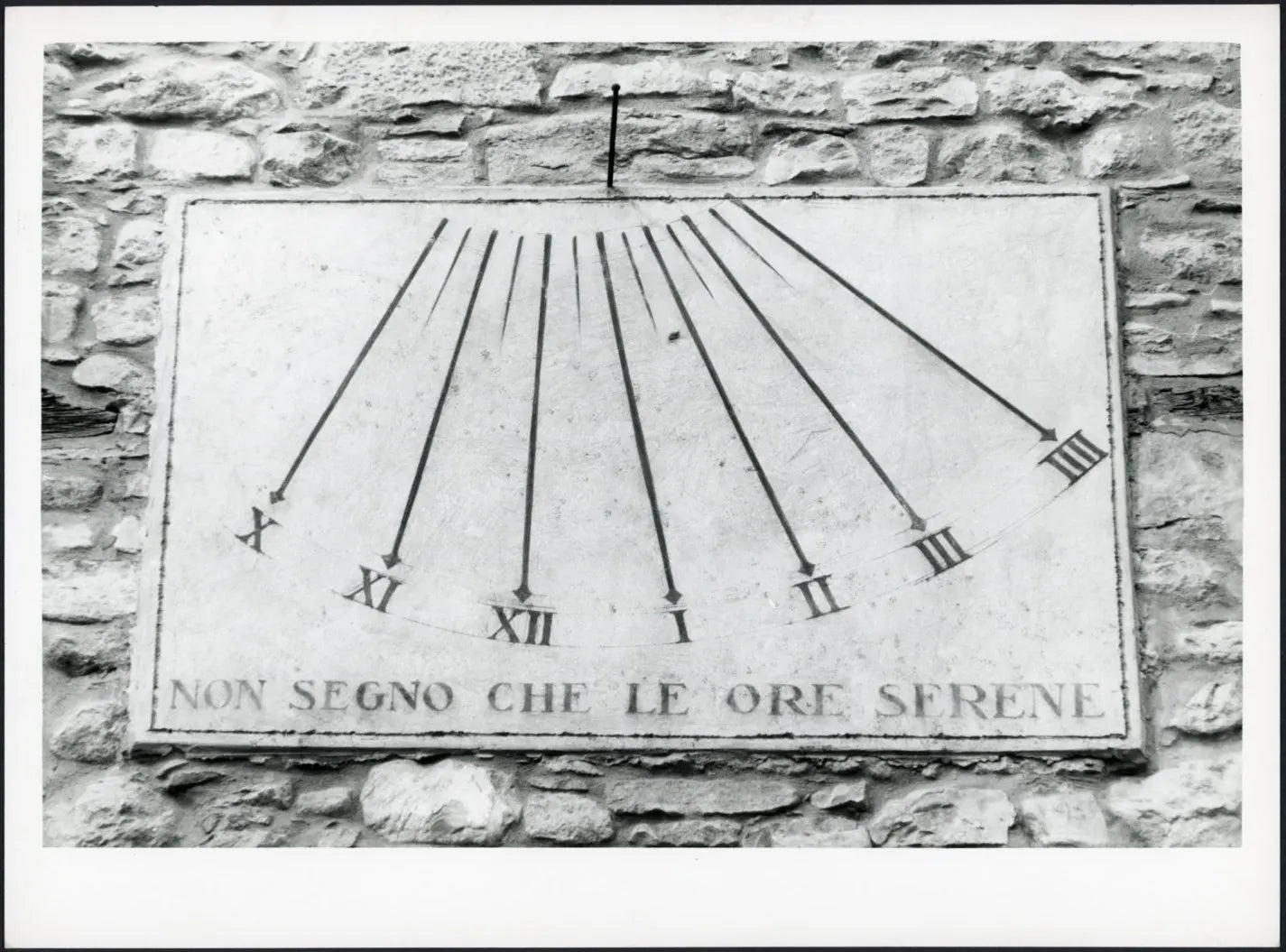 Meridiana di Varzi anni 90 Ft 3175 - Stampa 24x18 cm - Farabola Stampa ai sali d'argento