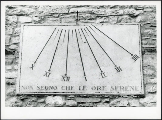 Meridiana di Varzi anni 90 Ft 3175 - Stampa 24x18 cm - Farabola Stampa ai sali d'argento