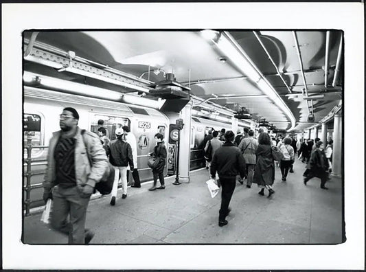Metropolitana a New York anni 90 Ft 37676 - Stampa 24x18 cm - Farabola Stampa ai sali d'argento