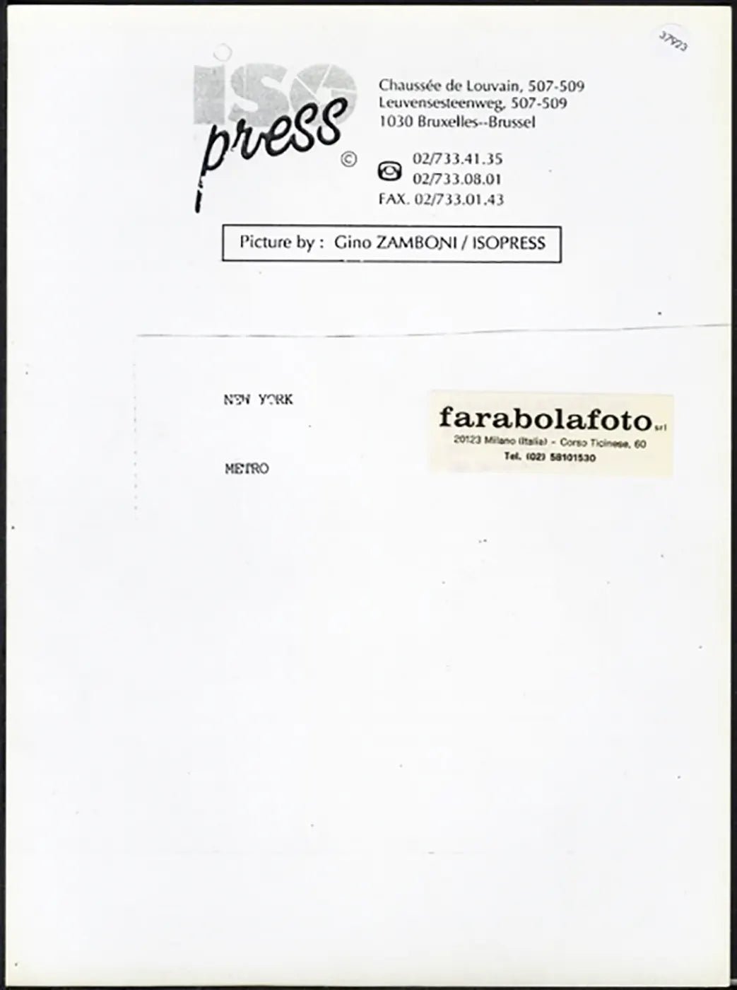Metropolitana New York anni 90 Ft 37923 - Stampa 24x18 cm - Farabola Stampa ai sali d'argento