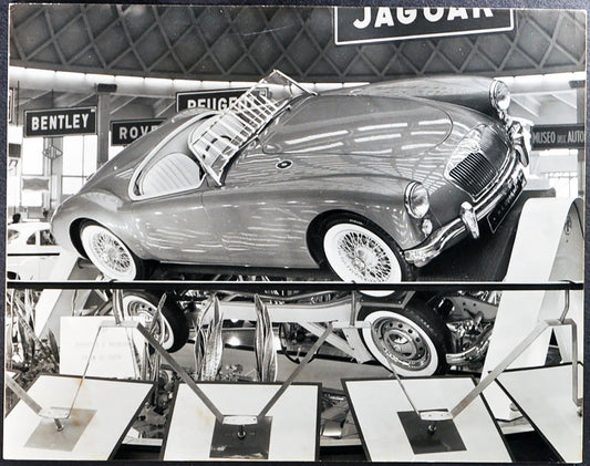 M.G.A. Salone Auto 1958 Ft 35332 - Stampa 21x27 cm - Farabola Stampa ai sali d'argento