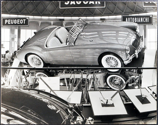 M.G.A. Salone Auto Torino 1958 Ft 35357 - Stampa 21x27 cm - Farabola