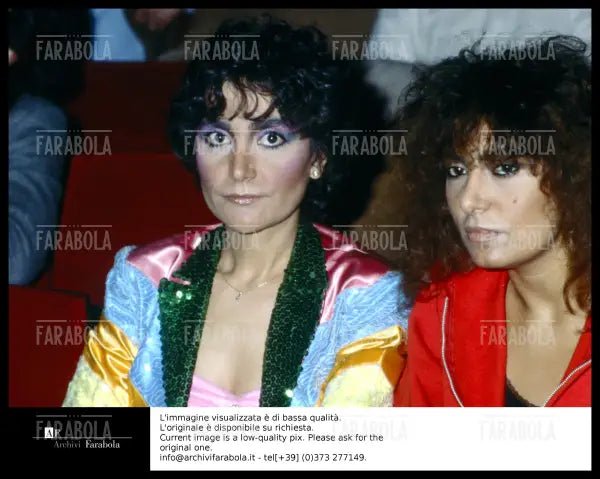 Mia Martini e Loredana Bertè, anni 80 - Farabola Immagine digitale