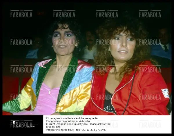 Mia Martini e Loredana Bertè, anni 80 - Farabola Immagine digitale