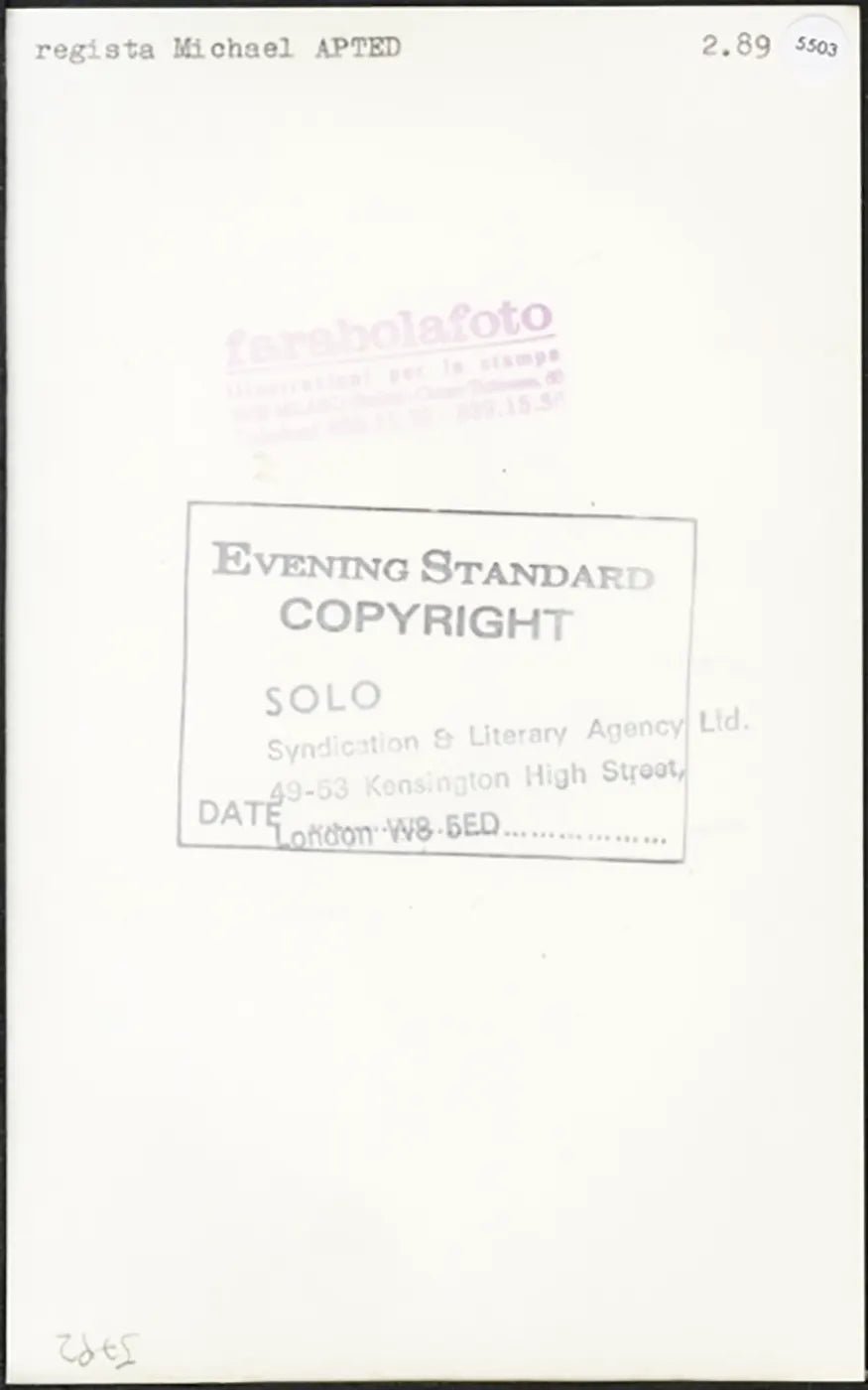 Michael Apted regista 1989 Ft 5503 - Stampa 20x12 cm - Farabola Stampa ai sali d'argento
