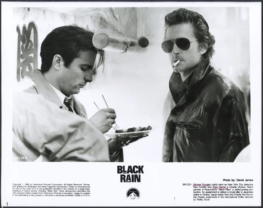Michael Douglas e Andy Garcia 1989 Ft 37538 - Stampa 20x25 cm - Farabola Stampa ai sali d'argento