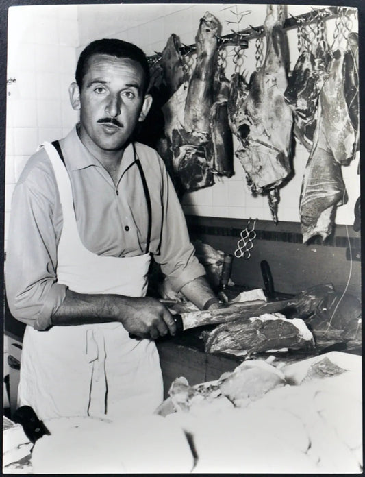 Michel Thepault Macellaio anni 60 Ft 2847 - Stampa 21x27 cm - Farabola Stampa ai sali d'argento