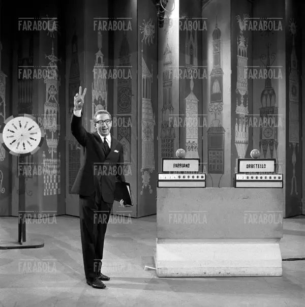 Mike Bongiorno, Campanile Sera, 1961 - Farabola Immagine digitale