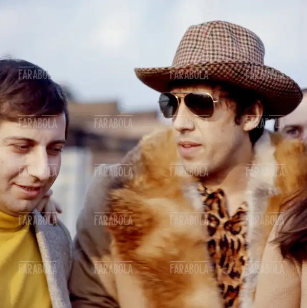 Miki Del Prete e Adriano Celentano, anni 60 - Farabola Immagine digitale