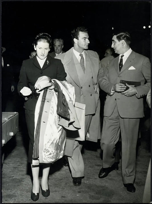 Milan Arrivo di Ernesto Grillo 1957 Ft 5429 - Stampa 24x18 cm - Farabola Stampa ai sali d'argento