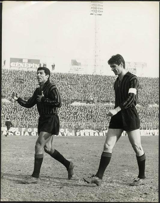 Milan Benitez e Maldini 1965 Ft 5470 - Stampa 21x27 cm - Farabola Stampa ai sali d'argento