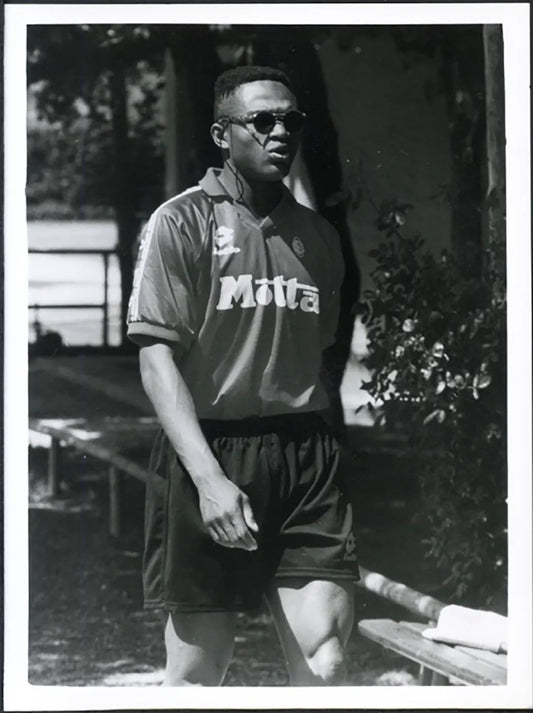 Milan Desailly stagione 1993 - 1994 Ft 5573 - Stampa 24x18 cm - Farabola Stampa ai sali d'argento