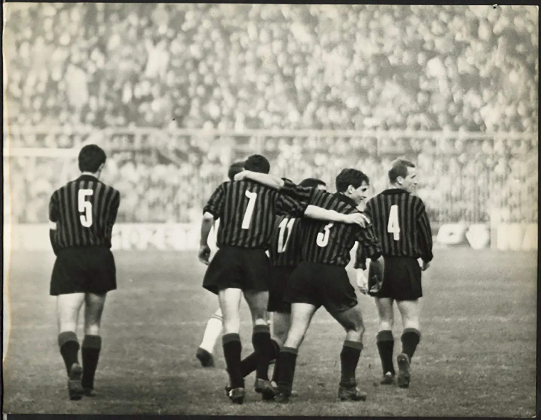 Milan Gol di Mora 1963 Ft 5464 - Stampa 21x27 cm - Farabola Stampa ai sali d'argento