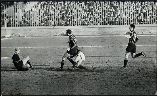 Milan vs Inter 1962 Rivera e Buffon Ft 5438 - Stampa 27x17 cm - Farabola Stampa ai sali d'argento