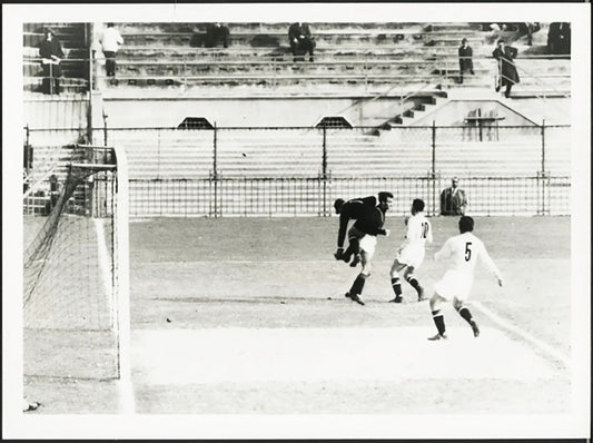 Milan vs Padova 1957 Ft 5495 - Stampa 24x18 cm - Farabola Stampa ai sali d'argento (anni 90)