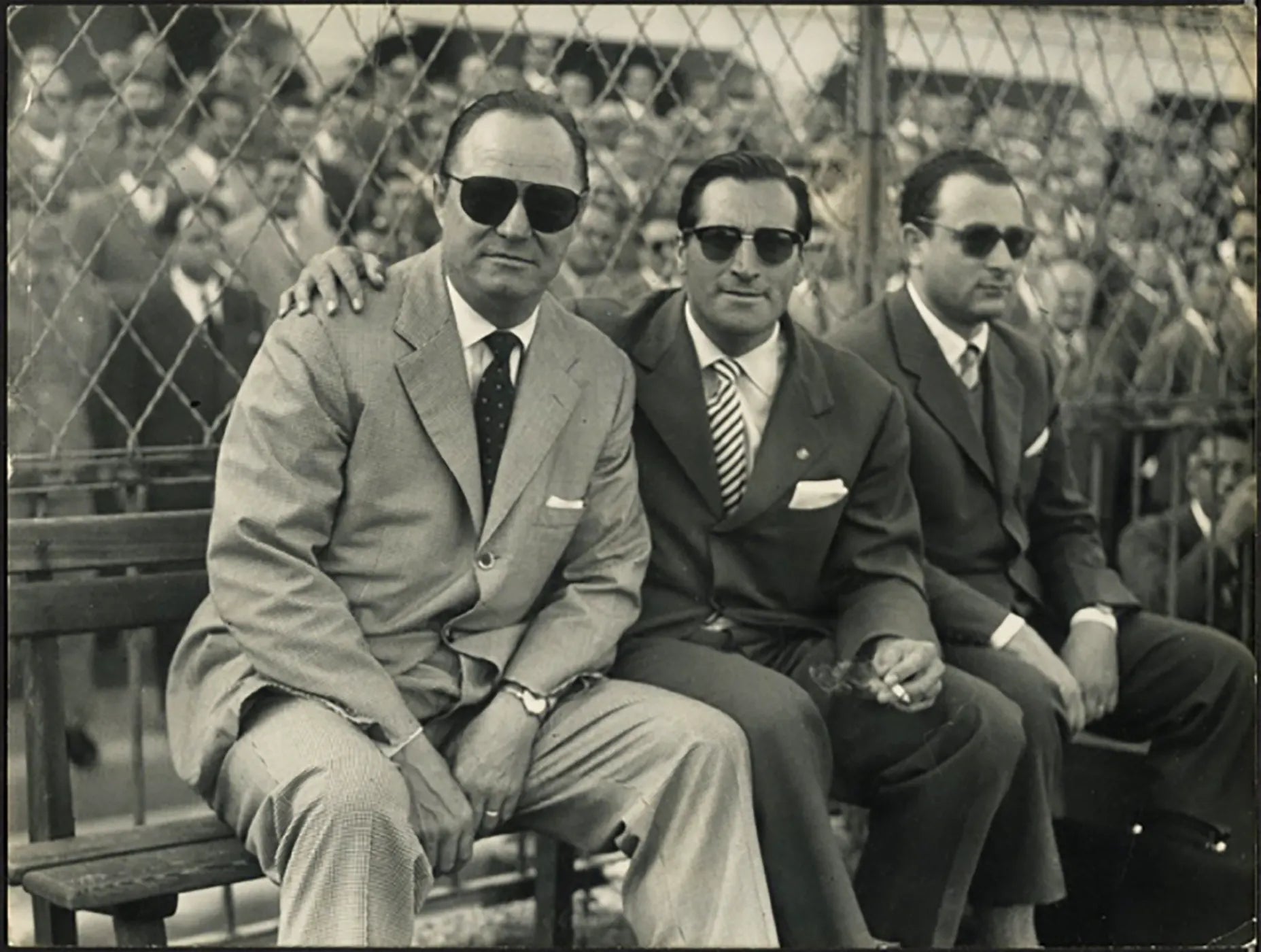 Milan vs Palermo Viani e Puricelli 1956 Ft 5741 - Stampa 24x18 cm - Farabola Stampa ai sali d'argento