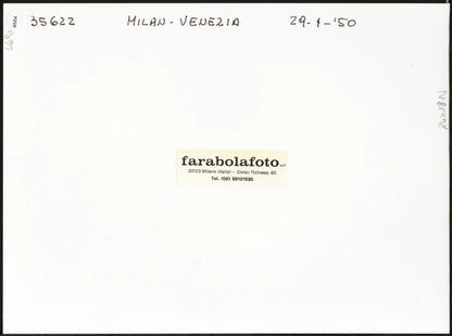 Milan vs Sampdoria 1950 Ft 4664 - Stampa 24x18 cm - Farabola Stampa ai sali d'argento (anni 90)