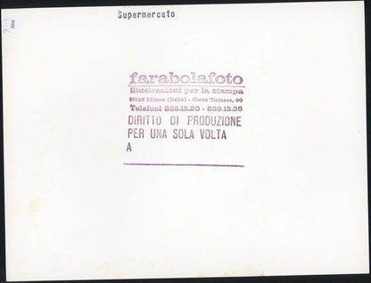 Milano Supermercato Unes anni 80 Ft 3216 - Stampa 24x18 cm - Farabola Stampa ai sali d'argento