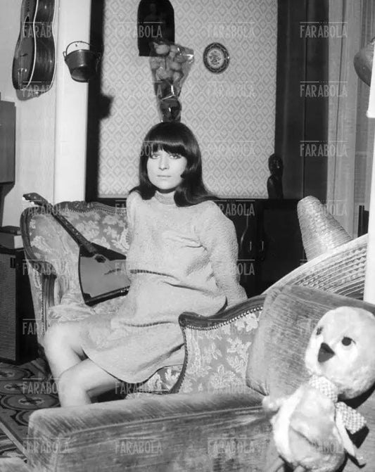 Milena Cantù, ex fidanzata di Adriano Celentano, 1968 - Farabola Immagine digitale