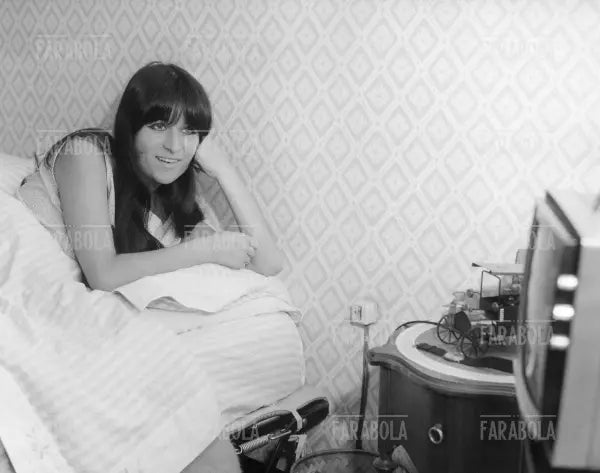 Milena Cantù, ex fidanzata di Adriano Celentano, 1968 - Farabola Immagine digitale