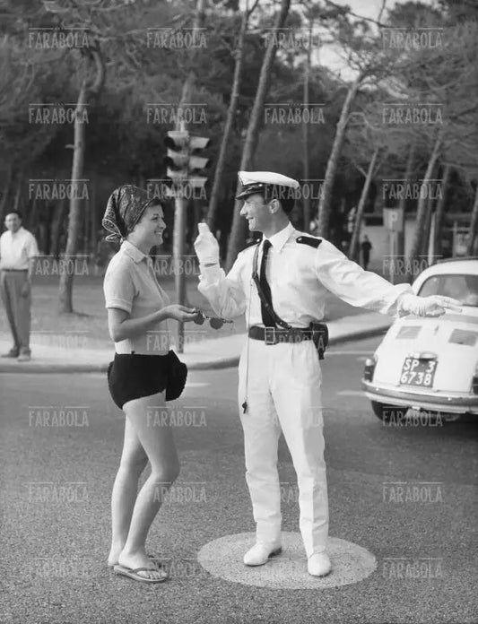 Milena Cantù, Forte dei Marmi, 1965 - Farabola Immagine digitale