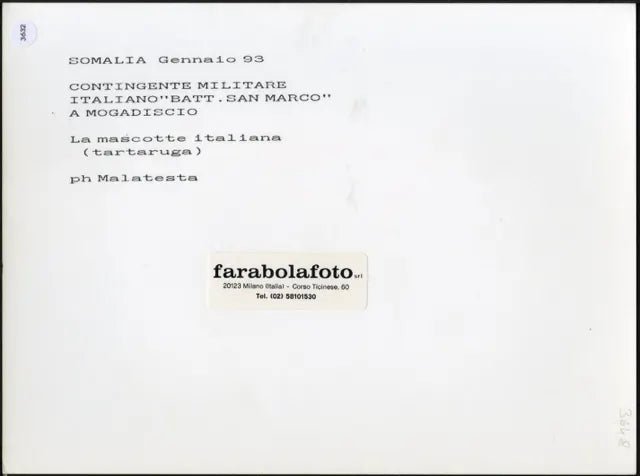 Militari italiani in Somalia 1993 Ft 3632 - Stampa 24x18 cm - Farabola Stampa ai sali d'argento