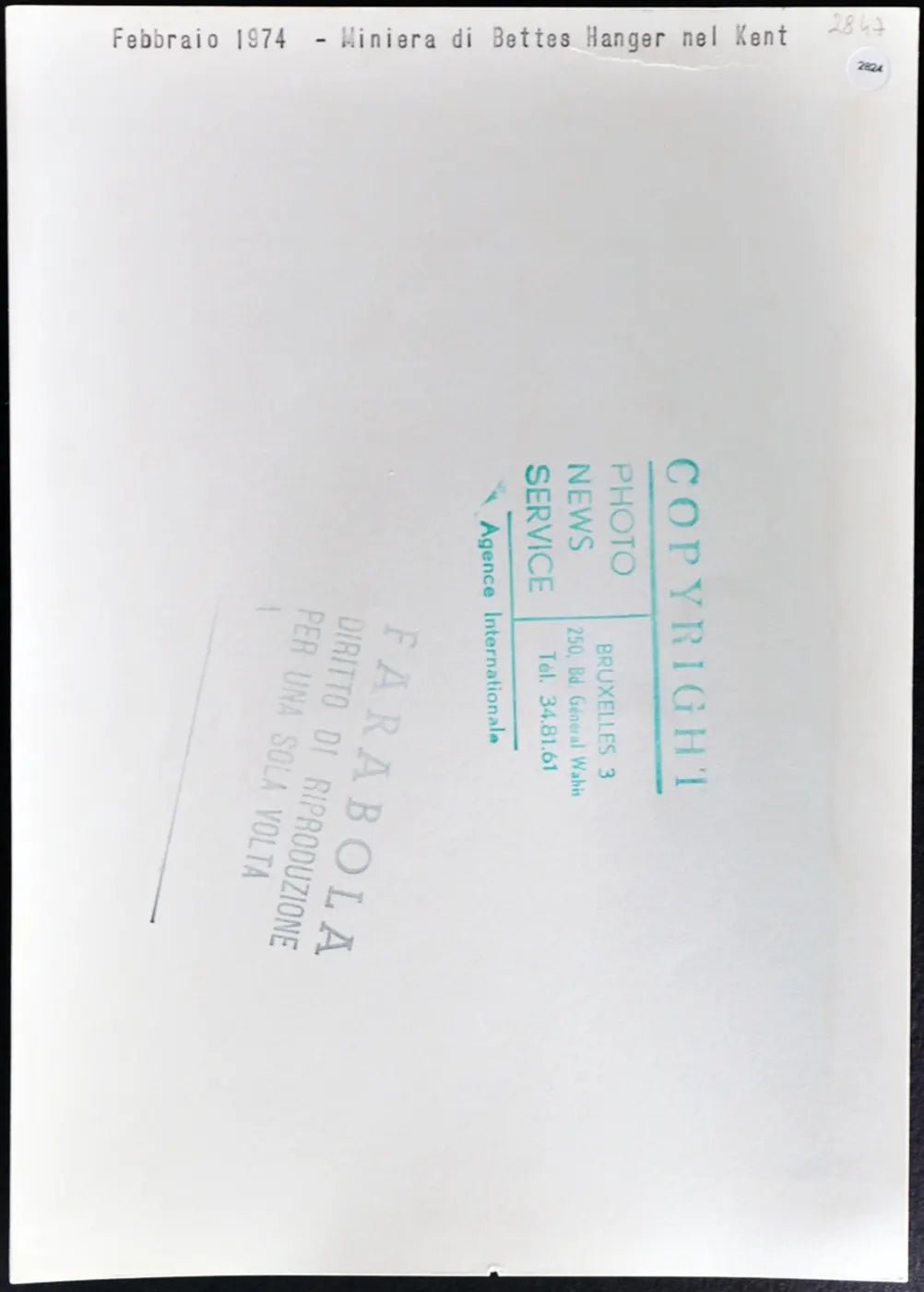 Miniera di Bettes Henger 1974 Ft 2824 - Stampa 20x30 cm - Farabola Stampa ai sali d'argento