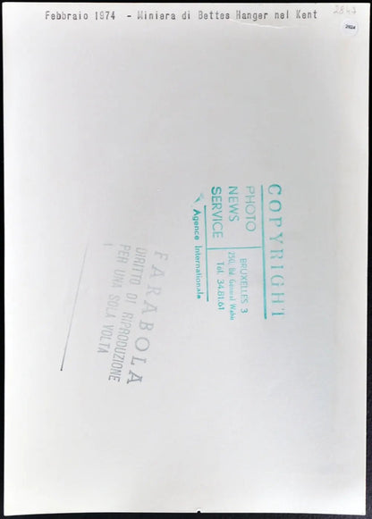 Miniera di Bettes Henger 1974 Ft 2824 - Stampa 20x30 cm - Farabola Stampa ai sali d'argento