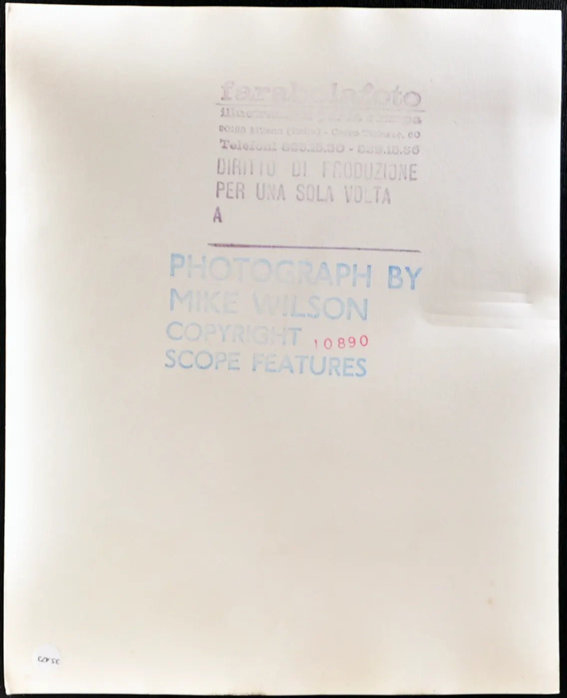 Modella anni 80 Ft 35473 - Stampa 20x25 cm - Farabola Stampa ai sali d'argento