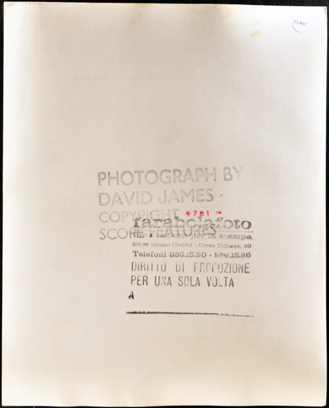 Modella anni 80 Ft 35487 - Stampa 20x25 cm - Farabola Stampa ai sali d'argento