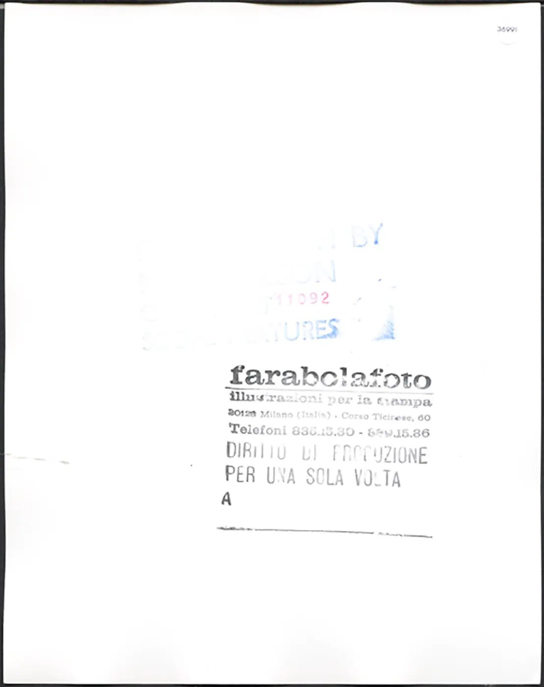 Modella anni 80 Ft 36991 - Stampa 20x25 cm - Farabola Stampa ai sali d'argento