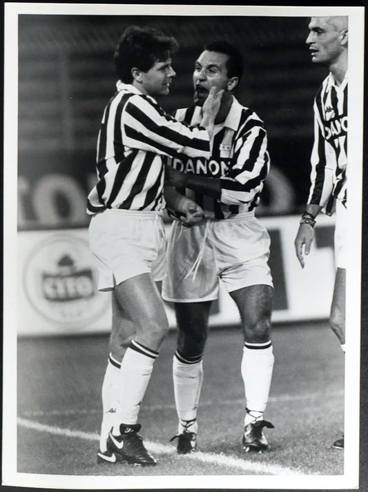 Moeller e Di Livio Juventus 1993 Ft 2570 - Stampa 24x18 cm - Farabola