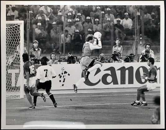 Mondiale di calcio 1990 Italia Austria Ft 2416 - Stampa 24x30 cm - Farabola Stampa ai sali d'argento