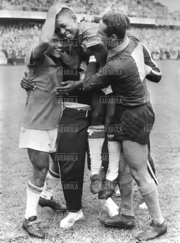 Mondiale di calcio in Svezia, Svezia vs Brasile, 1958 - Farabola Immagine digitale