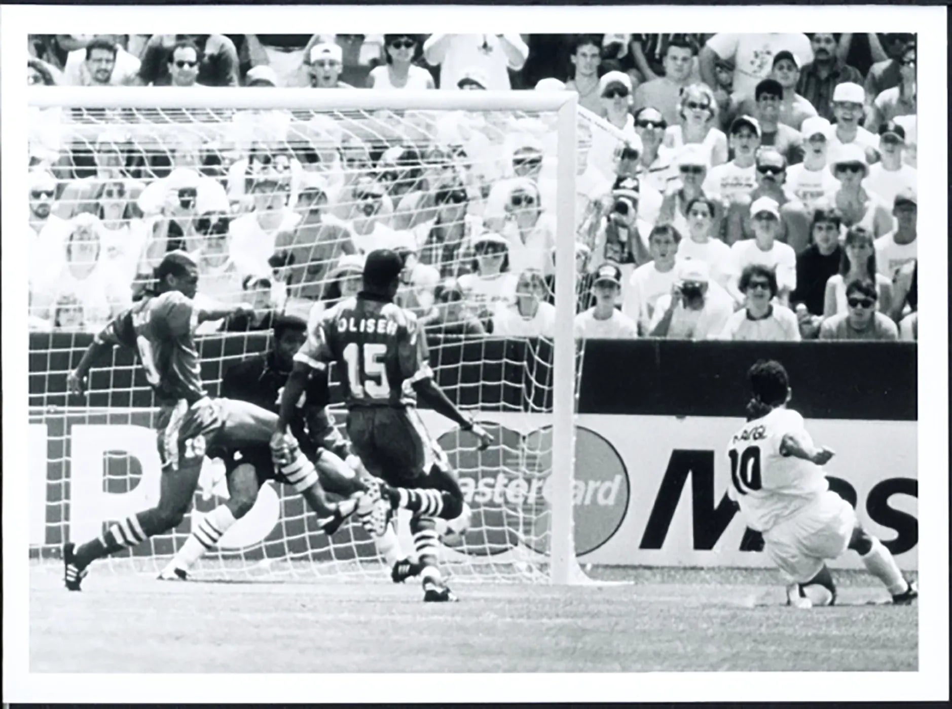 Mondiali 1994 Italia vs Nigeria Baggio Ft 5400 - Stampa 24x18 cm - Farabola Stampa ai sali d'argento