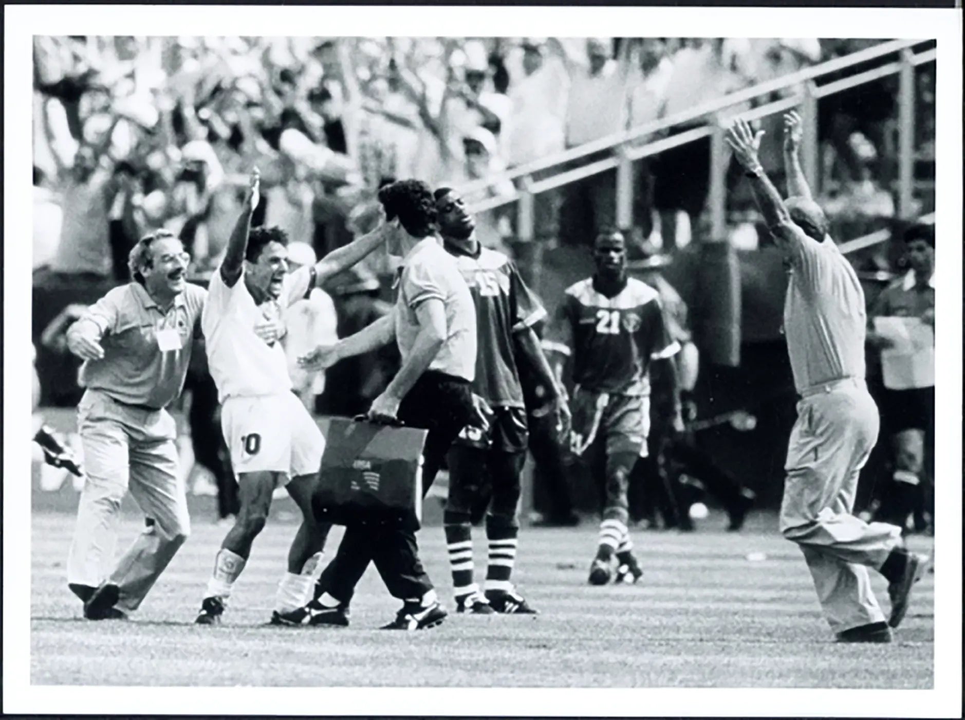 Mondiali 1994 Italia vs Nigeria Baggio Gol Ft 5430 - Stampa 24x18 cm - Farabola Stampa ai sali d'argento