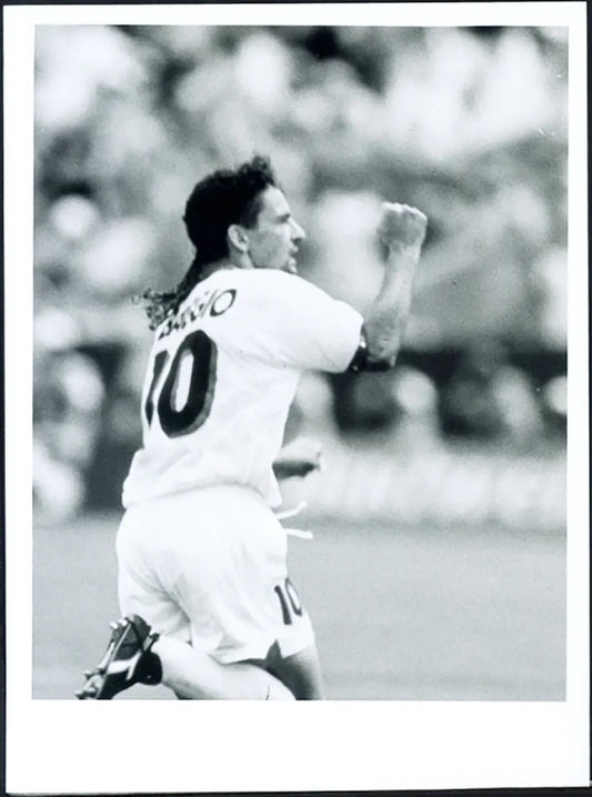 Mondiali 1994 Italia vs Nigeria Baggio Gol Ft 5431 - Stampa 24x18 cm - Farabola Stampa ai sali d'argento