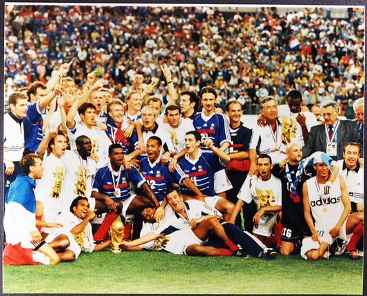 Mondiali 1998 Francia campione Ft 2871 - Stampa 20x25 cm - Farabola Stampa ai sali d'argento