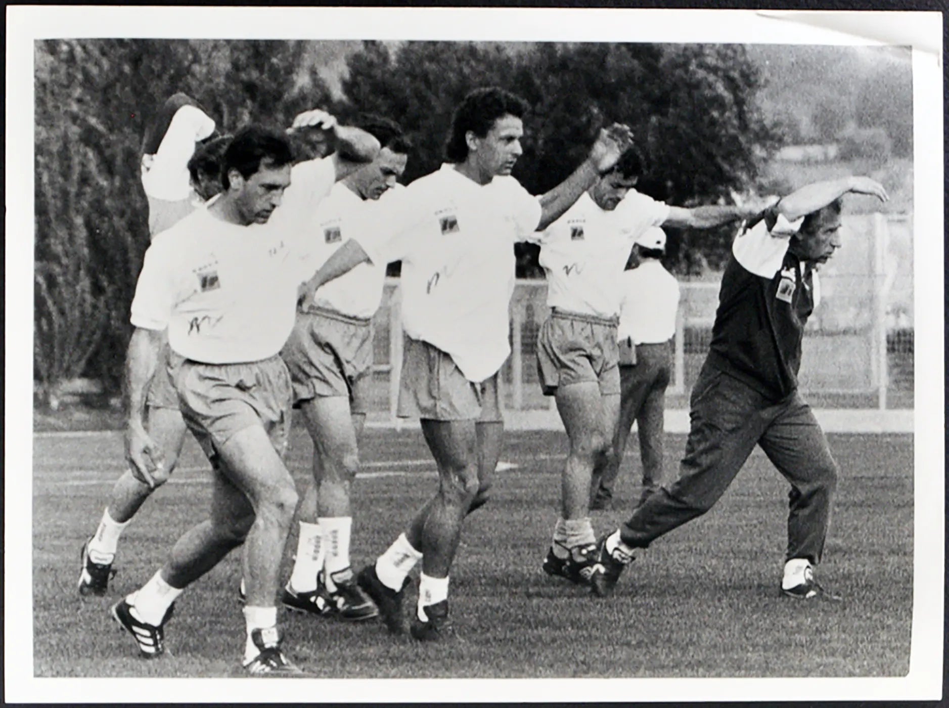 Mondiali di calcio 90 Allenamenti Italia Ft 2684 - Stampa 24x18 cm - Farabola Stampa ai sali d'argento